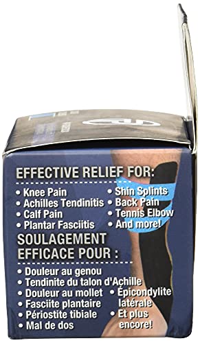 Pro-Tec Athletics Pre-Cut Kinesiology Tape (Blue/Black) #TOP3
