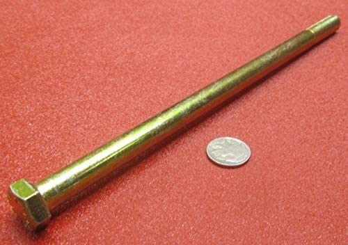 Grade 8 Zinc Yellow Steel Bolts RH PT 1/2"-20 x 10.00 Length