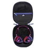 Tourmate Hard Storage Case for ASUS ROG Delta II/Delta S Core/Strix G/Delta S Animate/Pelta Gaming Headphones - Travel Case for ASUS TUF/TUF Gaming H1 Gaming Headset(Box for Sale) (Black & Blue)