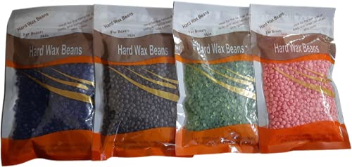 Hair removal hard bean wax for Face, Arms and Legs, Pack of 4, Total 400g wax (B09GV9RJWH) Amazon Price History, Amazon Price Tracker