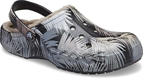 Crocs Unisex Baya Lined Clog | Fuzzy Slippers, Tropical/Black, Numeric_9 US Men | Image 7
