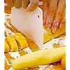 3  Dough Scraper and Shaper Set   Cake Spatula Set   Cake Cream Straightener, Dough Cutter, Fondant Shaper, Threaded Edge Decor Apparatus