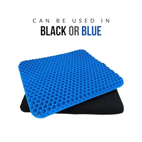 Bulfyss Medical-Grade Gel Seat Cushion, SmartGRID Ortho Pro Seat Cushion, Double-Sided | Office Chair, Car Or Home | Reduces Lower Back, Spine, Hip Pain | Posture Correction