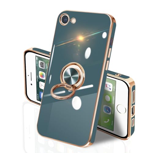 JOUMIN YAO iPhone SE2 SE3 iPhone7 / 8 3 2 P[X Ot ACtHSE3 O TPU Jo[ Sʕی ϏՌ X}zP[X iPhone SE2 360°] X^h@\ gуJo[ ԍ