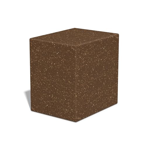 Image of Ultimate Guard RTE Boulder 133+, Deck Case for 133 Double-Sleeved TCG Cards, Brown, 87% Renewable, Made in Germany, Secure & Durable Storage