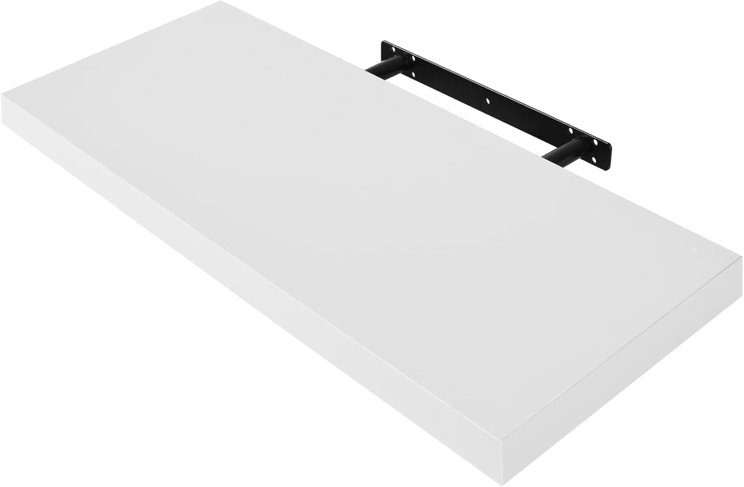 ASAB MDF Floating Shelves Medium Size Wood Wall Shelving Unit White