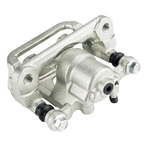 Image of KAX Disc Brake Caliper Assembly with Bracket Fit for Nissan Altima 2007-2012, Maxima 2007-2008, Rear Left Driver Side