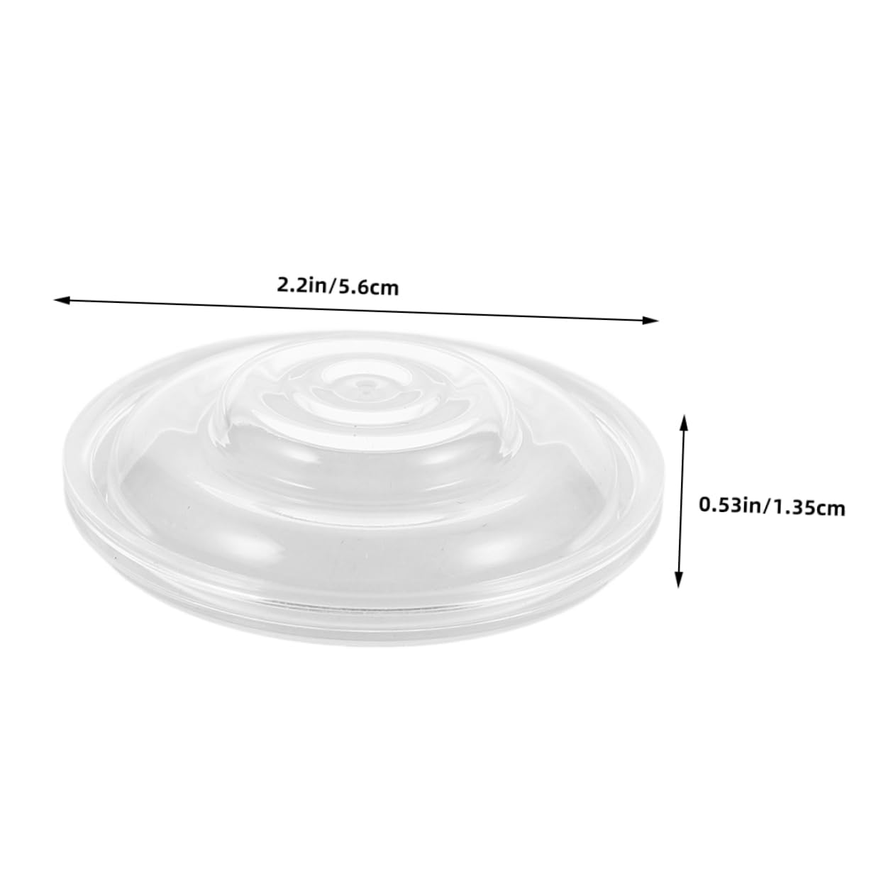 SUPVOX Silicone Duckbill Valve Washable Silicone Flange Inserts for Breastfeeding Moms