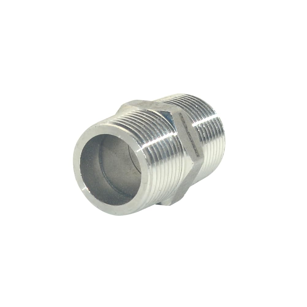 DAN SPEED Hex Nipple 3/4" Male 304 Stainless Steel threaded Pipe Fitting NPT