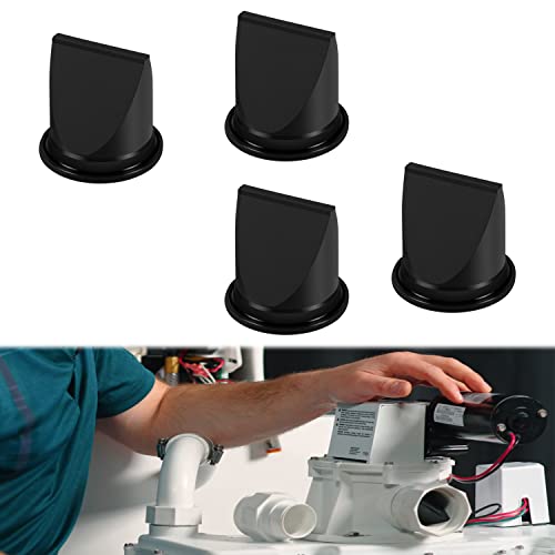 4 Pack DB Valve 1-1/2" Black Duckbill Valve Kit Replace fit for Dometic 385310076 Compatible for Sealand Vacuum Generators S & T Series Pumps model#S12D S12DAB S24D S32D S115A S12 52A S32 T12 T24 T32 by Sunluway - Used condition - US$12.60