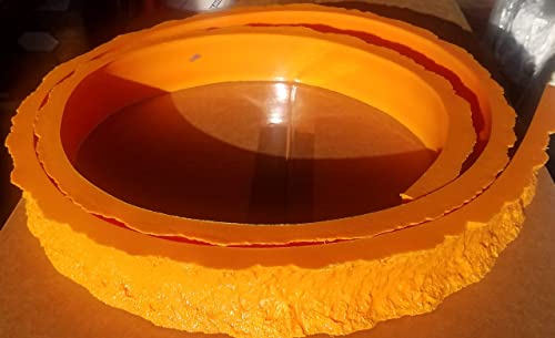 Concrete COUNTERTOP Edge Form Liners - Chiseled Edge Deluxe, 2" Wide x Approximately 7', 9.5" Length