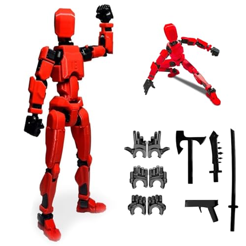 Image of Dumwick Titan 13 Action Figure,3D Printed Lucky Robot 13 Action Figures Set
