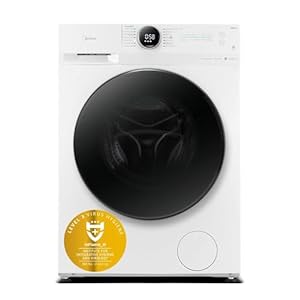 Midea MF200D86WB-14EAS Waschtrokner, 8/6kg Waschen/Trocknen, Inverter Mortor, 60 Min. Waschen und Trocknen, Steam Care, Turbo Wash, 48 cm tief, APP-Steuerung, AquaStop