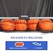 HOMCOM Juego de Canastas de Baloncesto Plegables y Portátiles con Contador Electrónico...