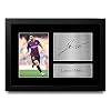 HWC Trading FR Lionel Messi Gifts Autograph Signed Printed A4 Barcelona Giftlezing Ingelijste Foto Photo Print