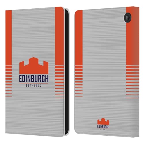 Étui portefeuille Edinburgh Rugby pour Amazon Fire 7 2022 en cuir Head Case Designs