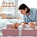 JVEOO Vegan Leather Baby Changing Pad, Waterproof & Wipeable Soft Diaper Changing Mat 32“ x 16.6