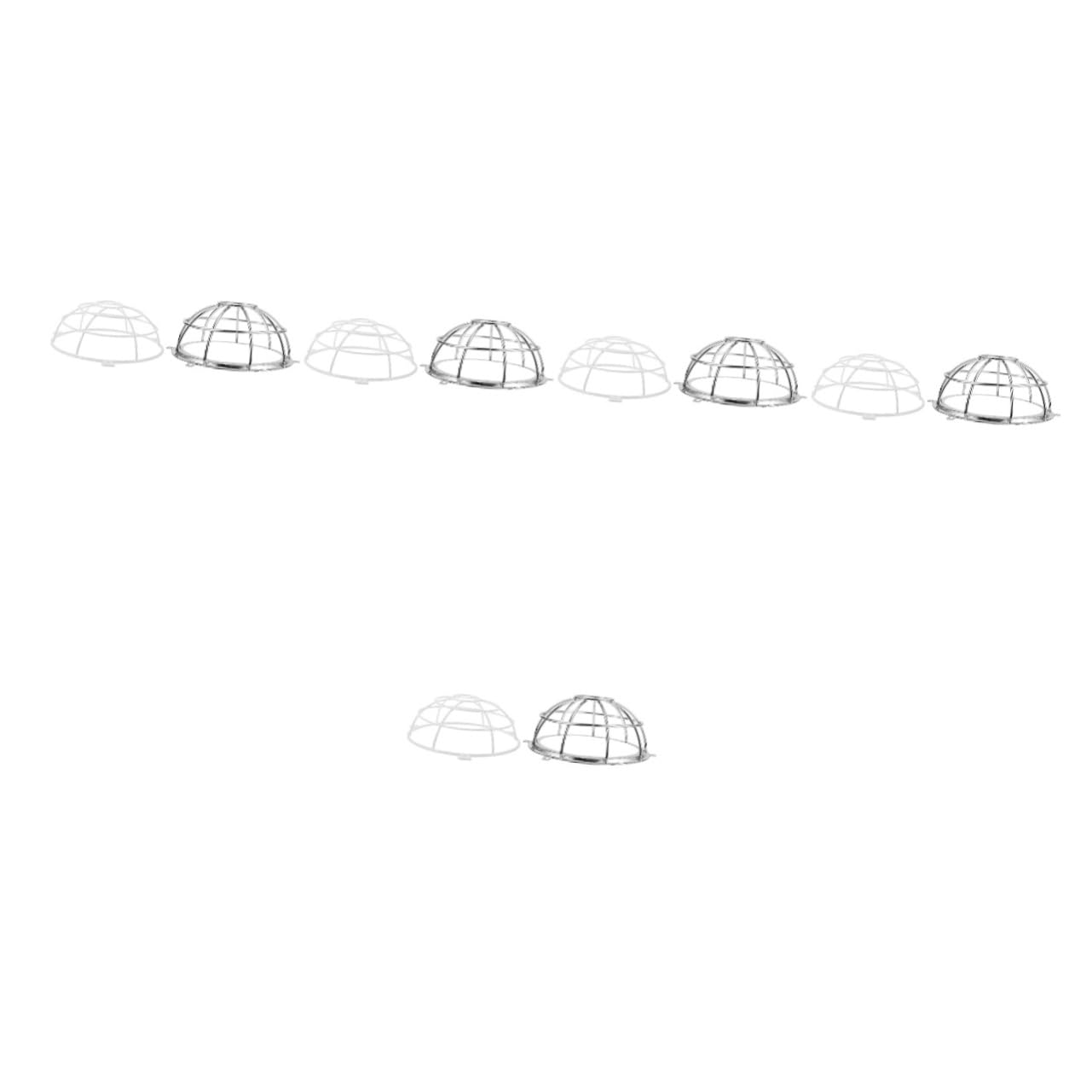 Lot de 10 Couvercles De Protection pour Têtes De Gicleurs D'Incendie en Acier Inoxydable pour Transducteurs De Fumée
