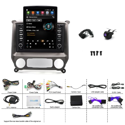 Radio para auto doble DIN con pantalla táctil 9.7 pulg miniatura 7