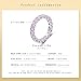 LIRUT 925 Sterling Silver Pink Zircon Eternity Ring, Inlaid Zircon Band, 0.11 Inch Main Stone, 0.114 Inch Width, Women's Fashion Personality Design ring (6)