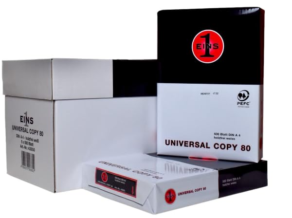 CARTA PER STAMPANTE 80 GRAMMI REALI UNIVERSAL COPY