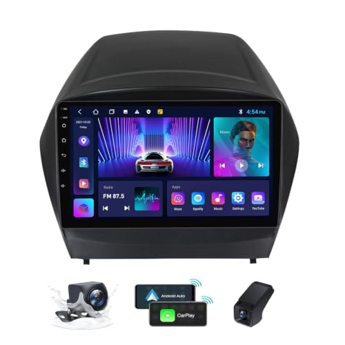 Estéreo de Coche para Hyundai Tucson 2 con Android 14, Pantalla 2K de 9,5" y CarPlay