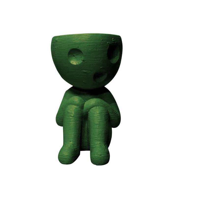 EKUEE Nordic Style Portrait Human Vase Decor Abstract Figures Resin Arrangement Flower Vases Home Decor Crafts Ornaments Gift Dropship (A2 Human Vase)