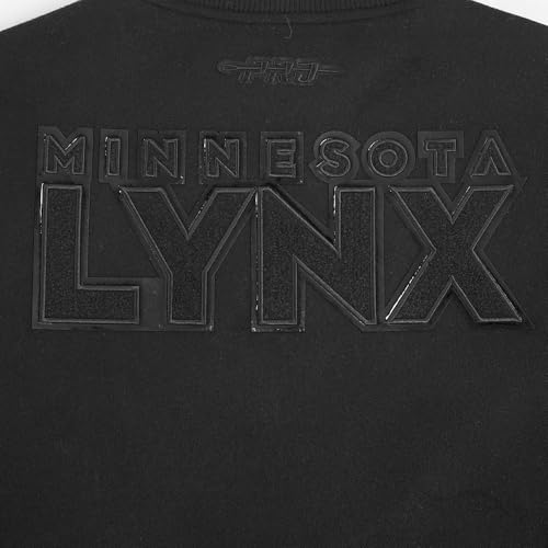 Image of Pro Standard Womens WNBA Classic Triple Black Varsity Jacket