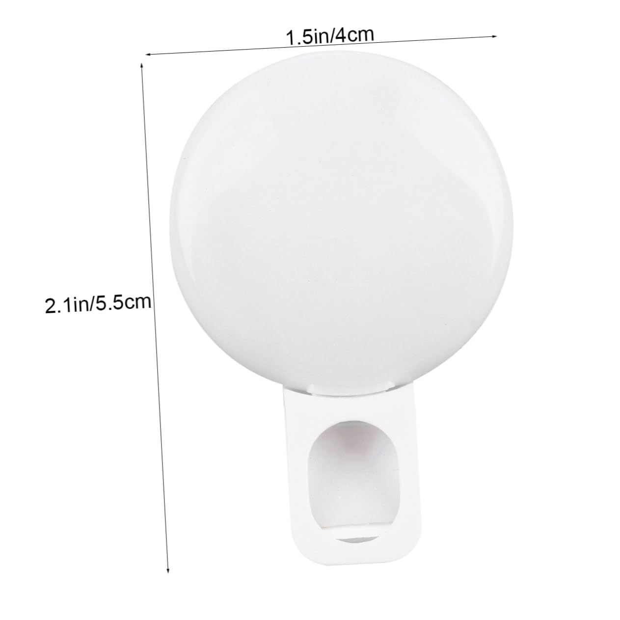 ARTSEWPLY Portable LED Selfie Ring Lamp USB Fill Light for Mobile Phones and Laptops Mini Clip Design Brightness for Streaming and Night Lighting