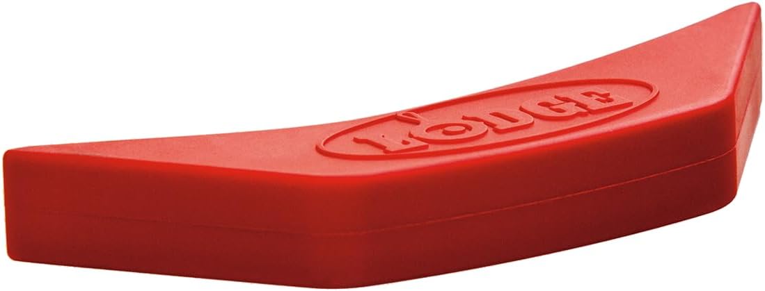 Lodge Silicone Assist Handle Holder - Dishwasher Safe Hot Handle Holder Designed for Traditional Lodge Cast Iron Dual Handle Products - Reusable Heat Protection Up to 450° - Blue