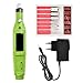 Produktbild suneagle Elektrisch NagelfräSer FräSer Nagelfeile ManiküRe Set Plus,6 In 1 USB Elektrisches ManiküReset,Stifttyp Mini Polierwerkzeuge Nagelknipser Set FüR Kallus Entfernen,EU-Green