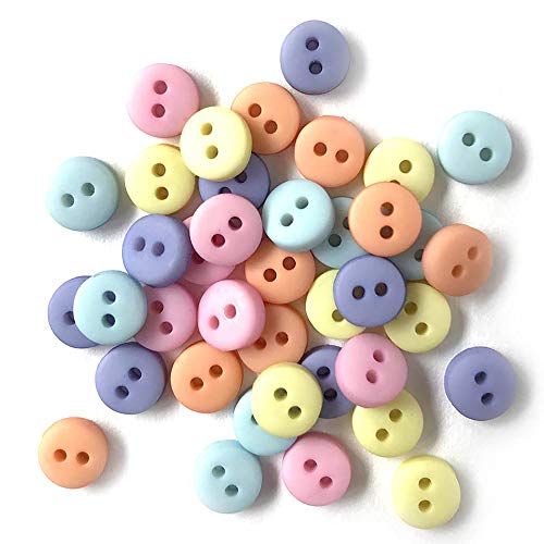 Buttons Galore and More Tiny & Micro Collection – Extensive Selection of Tiny & Micro Novelty Buttons for DIY Crafts, Scrapbooking, Sewing, Cardmaking, and other Art & Creative Projects – 35 Pcs