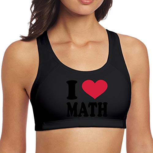 I Love Math Sport Bras Yoga Vest for Womens Pilates