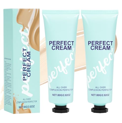 LOPHE Corrector Corporal, 2 Piezas Corrector para el Cuerpo, Maquillaje de Piernas, Cubierta de Tatuaje, Crema de Cobertura, Resistente al Agua y al Sudor, Efecto Medias de Larga Duración (2 * 80g)