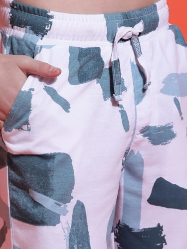 Image of Li'l Tomatoes Boys 100% Cotton Night Suit | Summer Printed Shirt & Shorts Set | Soft & Breathable Sleepwear | 9-16 Years