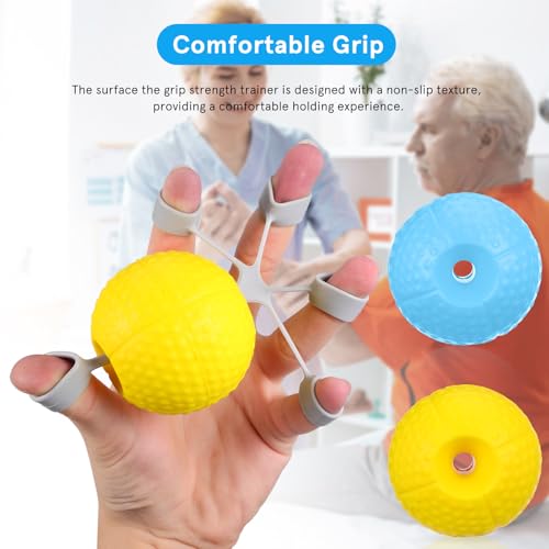 Récupération main facilitée grâce aux balles d'entraînement en silicone souple
