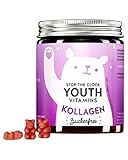 Kollagen Hochdosiert Gummibärchen - zuckerfreie Anti-Aging Gummies - Straffe, glatte Haut - Bears with Benefits Stop the Clock