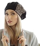 👒 MODERNES DESIGN. Eine sehr einzigartige Baskenmütze für Frauen, die Eleganz und Komfort schätzen. Perfekt für jeden Anlass. Es ist eine perfekte Ergänzung zu jedem Styling.