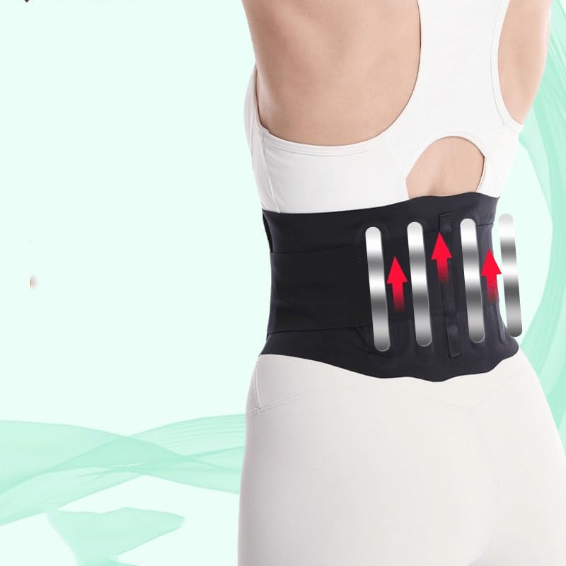 Faja lumbar delgada con soporte de placas de acero mediana miniatura 4