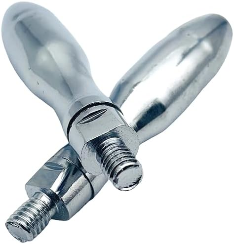 Ball End 3/8" x16 Male Thread Chrome Milling Machine Handwheel Revolving Handle Grip image 3