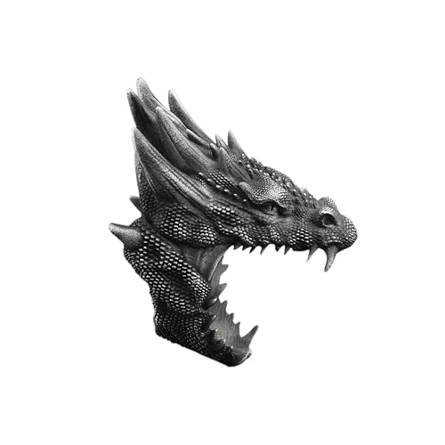 BySilverStone - Huge Serpent Handmade Sterling Silver Mens Biker Ring, Dragon Mythology Ring, Dragon Gothic Ring, Punk Silver Men Jewelry, Gift for Men