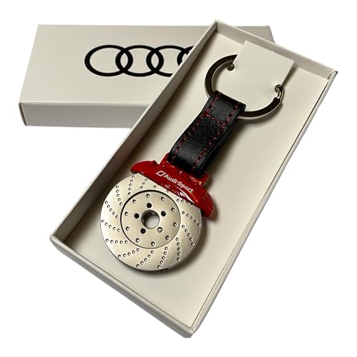 Llavero Audi Sport 3181900500 metálico de alta calidad con moneda para carro 3