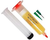 Chip Quik NC191-30CC Smooth Flow Tack Flux No-Clean in a 30cc syringe w/plunger & tip