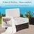 SUNSHINE VALLEY Upgraded 4 Piece Metal Patio Sectional Furniture Set with 5.9" Thick Cushion, Outdoor Furniture Conversation Set with Coffee Table, Patio Modular L Shape Sofa for Backyard Deck Outside