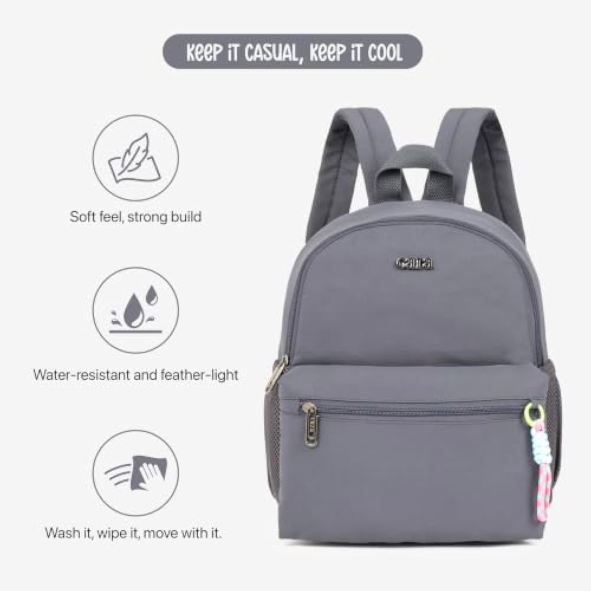 Classic Arc Backpack for Women & Men, Stylish Compartment Bag