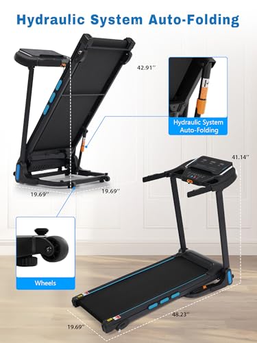 Merax 3.5HP Auto-Folding Treadmill