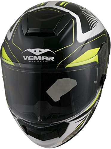 Vemar Hurricane Laser Casco Bianco/Nero/Giallo L (59/60)