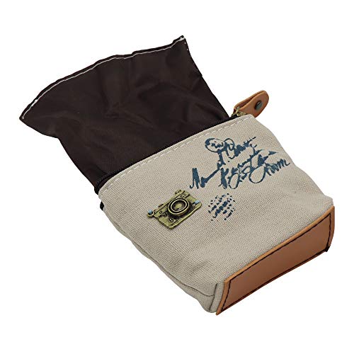 Cute Canvas Change Coin Purse Small Zipper Pouch Bag Wallet By Aiphamy, 3/4 Pack (Retro Style, 4 Pack) #TOP3