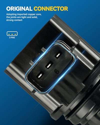 Image of PHILTOP Ignition Coil Pack and Iridium Spark Plugs Fits for Mazda 2008-2010 2012-2015 5, 4PCS UF604