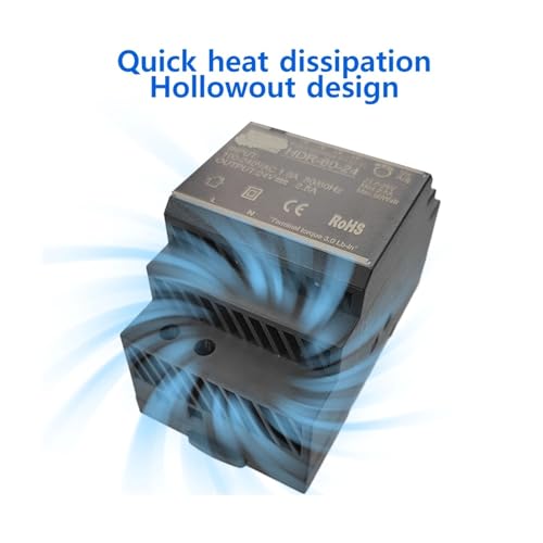 Alimentation LED 24V 100W transformateur AC DC boîtier compact HDR - 3